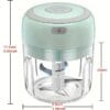 Wireless Portable Mini Food Blender, Chopper, Grinder with USB Charging - Electric Mixer and Food Processor for Kitchen Use, Compact Design for Easy Storage, Perfect for On-the-Go Meals, Kitchen Appliance, Modern Kitchenware, Durable Kitchen Tool