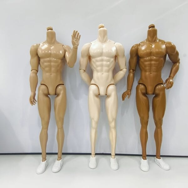 product-fancy-747e9695-b0af-43bf-a104-ecf6fbc85300 1pc Human Body Model Doll Accessory - Muscular Man. He Has a Clear And Full Chest Muscle Outline, Showcasing The Beauty of Male Strength. The Plain Body Is 31Cm Tall And Available in Three Colors. It Can Be Used As a Figure, Doll, Or Decorative Item; a Birthday Gift Or Present, Doll Shoes