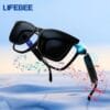 LIFEBEE New Unisex Smart Wireless Glasses, Multifunctional Glasses, Wireless Calls, Music Playback, Outdoor Sports Headphones, Long Battery Life