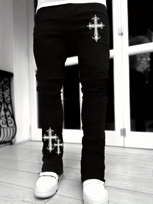 product-fancy-80fa15bb-c466-4f3f-9b77-50e4cf3220bc Men'S Stretch Print Jeans