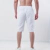 product-fancy-8508c06e-5840-407f-8a97-2b24d184b3b7 4pcs Men'S Casual Summer Shorts - Loose Fit, Mid-Rise with Drawstring, Solid Color (White, Black, Light Blue, Beige) for Beach & Outdoor Activities, Beach Shorts, Relaxed Style, Nonstretch Fabric