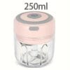 Wireless Portable Mini Food Blender, Chopper, Grinder with USB Charging - Electric Mixer and Food Processor for Kitchen Use, Compact Design for Easy Storage, Perfect for On-the-Go Meals, Kitchen Appliance, Modern Kitchenware, Durable Kitchen Tool