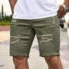 product-fancy-8ad0e1a4-1d7b-46a6-aabb-c473e230aa30 Denim Shorts in Army Green
