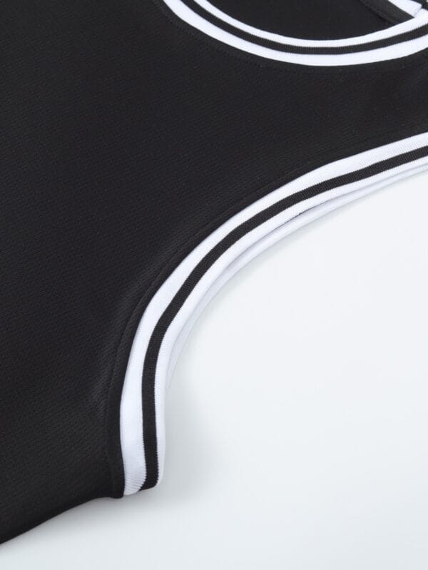 product-fancy-8aeb098b-a720-452f-9369-84064dade6a3 4pcs Men'S Breathable Polyester Tank Tops with Geometric Design - Red, Blue, White, Black, Casual Sportswear for Spring/Summer/Fall, Regular Fit, Crew Neck, Slight Stretch Fabri