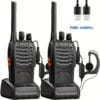 2pcs Handheld Two-Way Radio for Adults, with LED Indicators And Integrated Antenna, Ideal for Hiking, Biking, And Climbing