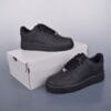 Men's Nike Air Force 1 Low-Top Sneakers - Classic Retro Non-Slip Shoes, Cushioned Comfort & Lace-Up Closure, Durable PU Upper & Rubber Sole for Everyday, Sports, Formal - All-around Versatile Casual Shoes in Classic Black