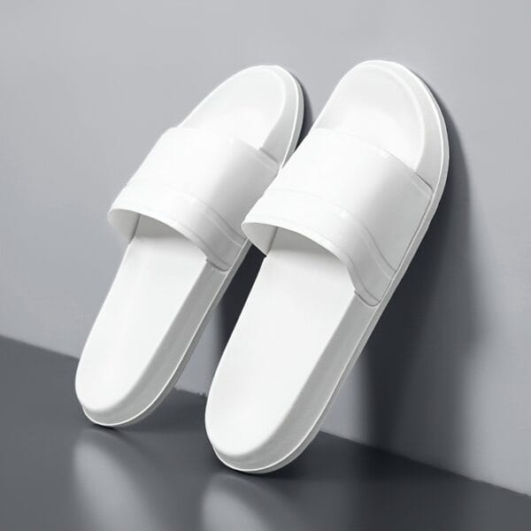 Comfortable 30mm Thick Sole Slippers - Lightweight Quick-Dry Bathroom and Home Shoes with Non-Slip Textured Sole, Cushioned Footbed - Soft EVA Slippers for Men and Women Indoor/Outdoor Use - Easy to Clean Design, Durable Non-Slip, Geometric Pattern, Comfortable Footwear, Unisex Office Workers