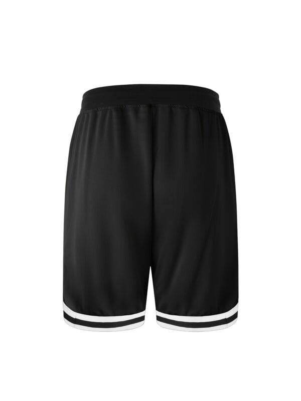 4pcs Men's Casual Athletic Shorts with Zipper Pockets - Breathable Polyester, Elastic Waistband, Multi-Color Basketball & Sports Wear, Machine Washable