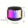 SHOWSONG Portable Wireless Speaker - 5W High-Power TWS Outdoor Stereo with RGB Lighting, Dual Pairing, Long-Lasting Rechargeable Polymer Battery, 6 Hours Playtime, USB-C Charging, Bass Boost, for Smartphones/Tablets/TVs, Perfect for Home, Car, and Camping, Car Audio System | Portable Speaker | Wireless Speaker