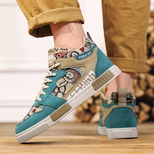 Fashionable High-Top Sneakers: Perfect for Outdoor Adventures - Men'S And Women'S Sizes Available