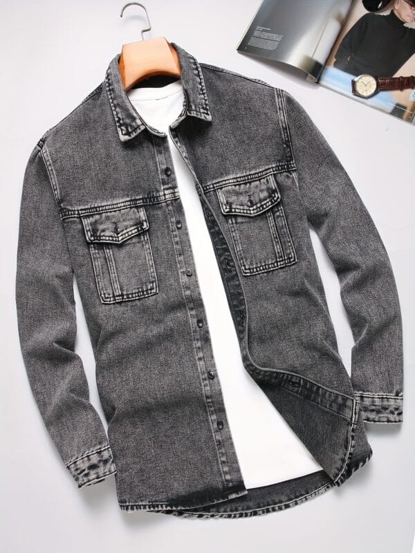 product-fancy-a549d1d7-f089-40ba-ad0c-ff47ad4b7a9f Men'S Denim Shirt