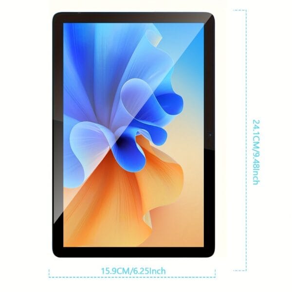 CRELNADER 10.1 Inch Tablet Android 13 Deca Core 6GB(3GB+ 3GB expand)+128GB Rom 2.4G/5G WiFi 5000mAh 1280x800 HD Touch Screen 5MP+13MP DUAL Camera 4G LTE with Case, Mouse, Stylus, Keyboard, 2in 1 Tablet PC