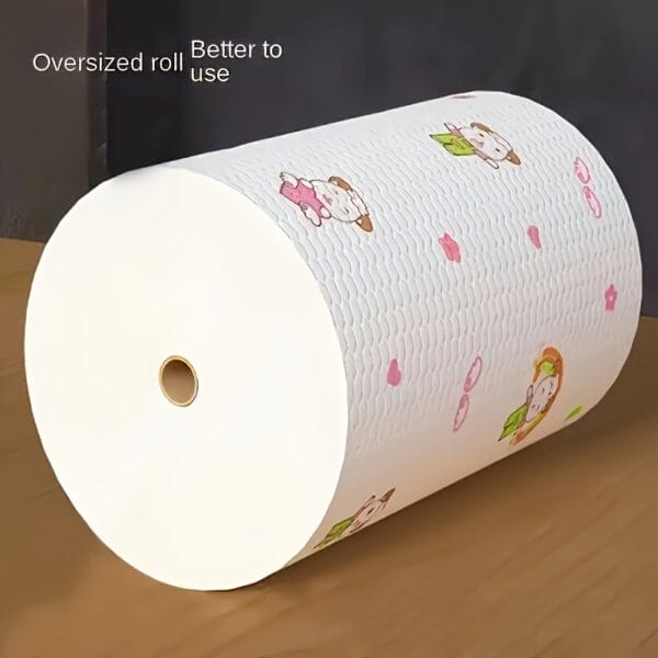 1 Roll (100 Sheets) Reusable Kitchen Towels - Ultra-Soft Microfiber, Multi-Use for Kitchen, Bathroom & Outdoor, Perfect for Christmas Party Cleaning & Gifts, Bathroom Essentials|Decorative Towels|Reusable Towels