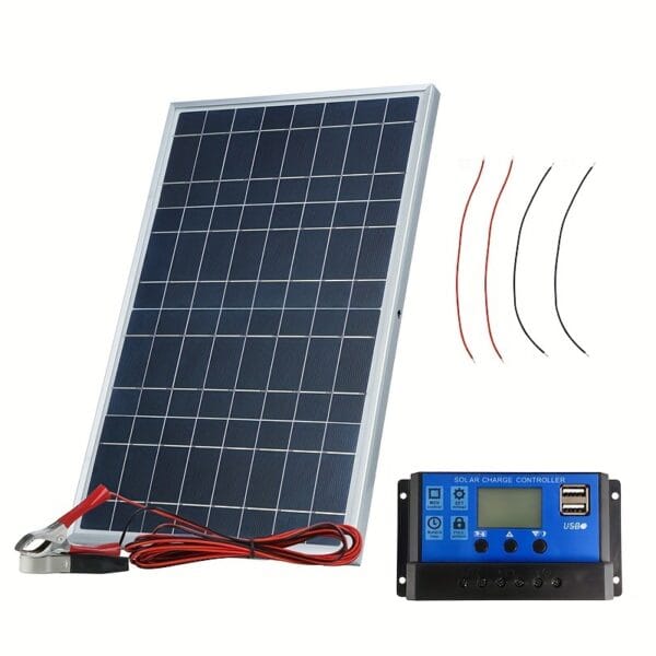 product-fancy-aab65397-f9a9-405a-aabb-afc854f5d9d3 Magnetic Solar Charging Kit with Detachable Controller - Outdoor Portable Power Generator