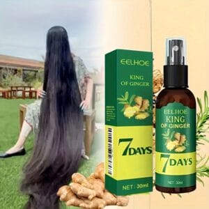 Ginger Hair Spray Strengthens Hair, Nourishes The Scalp with a Massage for Smooth Hair Texture. This Hair Care Spray with Bio Hair Essence Is a Perfect Gift for Valentine'S Day And Mother'S Day, Suitable for Both Men And Women in All Seasons.