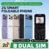 New 2G Foldable Phone Dual SIM Dual Standby, Call, SMS, Music