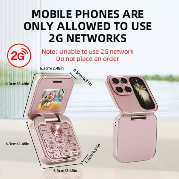 product-fancy-b39af967-097c-419c-b20d-88a39b7203c7 Mini 2G Small Mobile Phone, Dual SIM Dual Standby, 150H Ultra-Long Standby, Light As Lipstick, Multi-Chinese + Strong Battery Life, Tepe-C Charging Port, Suitable for Gifts, Spare Machines, Emergency, Developing Countries, Backup Phone, Travel Essential, Compact Phone, Lightweight Phone, Reliable Battery, Durable Build, Dual SIM Phone, Portable Device, Travelers, Gift for Her