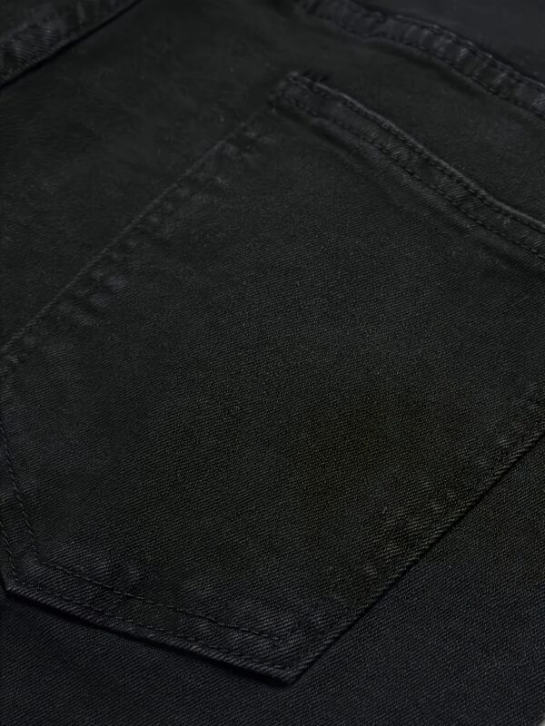 1pc Men'S Street Style Slim-Fit Jeans - Solid Color Cotton Blend, Medium Stretch, All-Season Regular Length with Zipper Details, Woven Fabric - Urban Casual Jeans