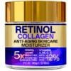 YCB Retinol Collagen Moisturizing Cream 60g/2.12oz - Face Cream with Hyaluronic Acid, Vitamin E, Shea Butter & Caffeine - Firms, Lifts Sagging Light Beige, Improves Elasticity, Even Light Beige, All Light Beige Types, Elegant Packaging, Advanced Skincare Formula
