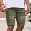 product-fancy-bda827b5-2211-4c52-803c-dee8bb366703 Denim Shorts in Army Green