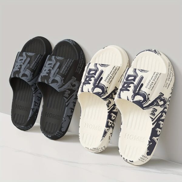 MAOLI Men'S Slip-On EVA Sandals | Casual Home & Outdoor Footwear | All-Season Comfort | Non-Slip Sole | Round Toe Design | Solid Color | Thick Sole for Indoor & Outdoor Use | Durable & Breathable | Ideal for Hiking and Daily Wear, Everyday Slippers | Casual Sandals | Breathable EVA Material, House Slipper