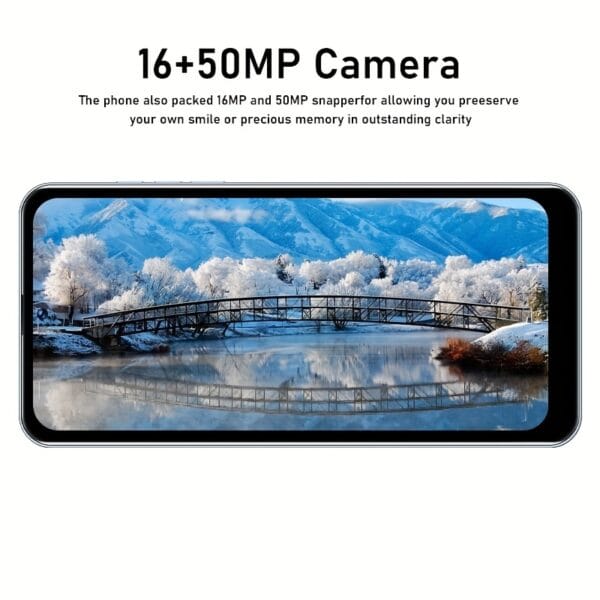 6.82 inchs Cell Phones Android 12 Unlock 4G Touch Screen 12GB+512GB Mobile Phone Androids Smartphone 16+50MP Camera Telephone HD Display Dual Card Dual Standby Phone 5000mAh Battery