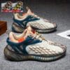 Men's Casual Athletic Sneakers - Breathable Fabric, Durable Rubber Sole, Lace-Up Low Tops with Fish Scale Design & Colorful Patterns for Everyday & Outdoor Wear