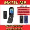 product-fancy-c4f4ca4b-75fe-4498-a767-911e80fb280d MKTEL M9 Function Phone with 2.4-inch Screen, Dual SIM Card, 800mAh Battery, FM Radio/MP3, 0.08MP Camera and Large Keyboard for Seniors, Supports 10 Languages: English | French | Spanish | Portuguese | Russian | Vietnamese | Thai | Indonesian | Hebrew | Filipino