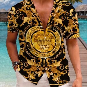 Summer Novelty 3D Print Men'S Floral Trendy Digital Print Shirts for Comfortable Casual Wear.