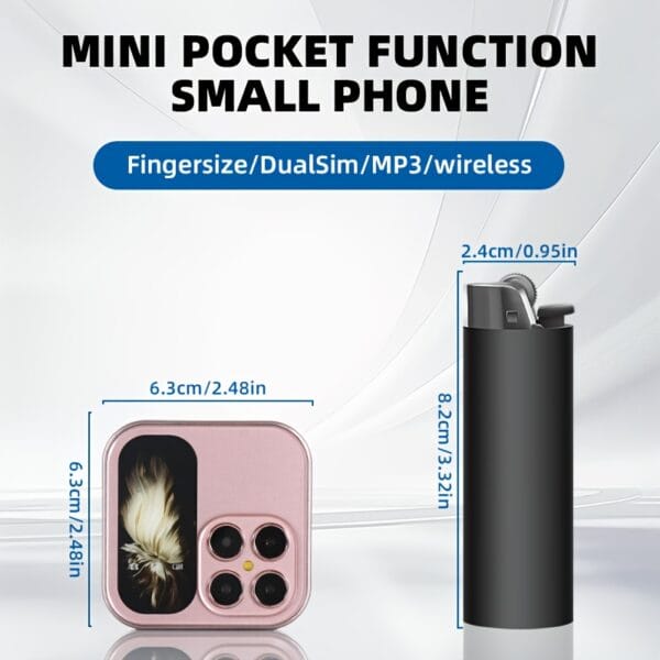 product-fancy-c9c6474f-9ee3-424f-9e79-a07f1ac9c05f Mini 2G Small Mobile Phone, Dual SIM Dual Standby, 150H Ultra-Long Standby, Light As Lipstick, Multi-Chinese + Strong Battery Life, Tepe-C Charging Port, Suitable for Gifts, Spare Machines, Emergency, Developing Countries, Backup Phone, Travel Essential, Compact Phone, Lightweight Phone, Reliable Battery, Durable Build, Dual SIM Phone, Portable Device, Travelers, Gift for Her