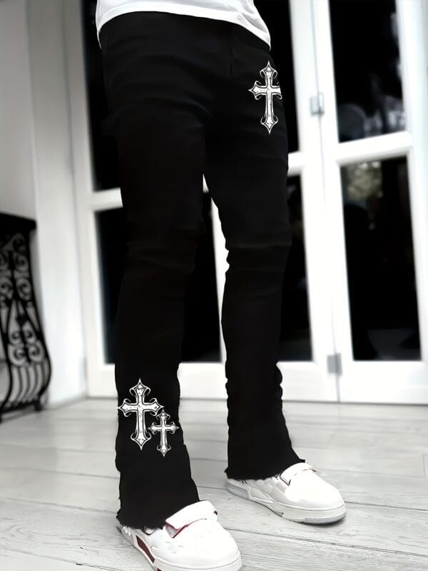 product-fancy-ca220cdf-baad-4e0e-a34a-4e26ad611877 Men'S Stretch Print Jeans