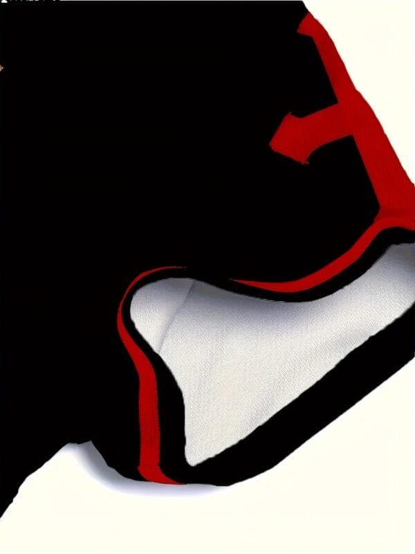 Men's Lion & Letter Print Baseball Jersey Shirt for Party/match/outdoor