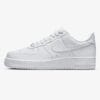 Nike Air Force 1 07 Men'S Classic Retro Style Low-Top Sneakers - Durable Faux Upper, Breathable Fabric Lining & Cushioned Rubber Sole, Pure White Unisex Design for Casual, Sports, All-Season Wear, Air Force 1 Shoes, Everyday Comfort Footwear, Round Toe Design, Fabric Lined Interior
