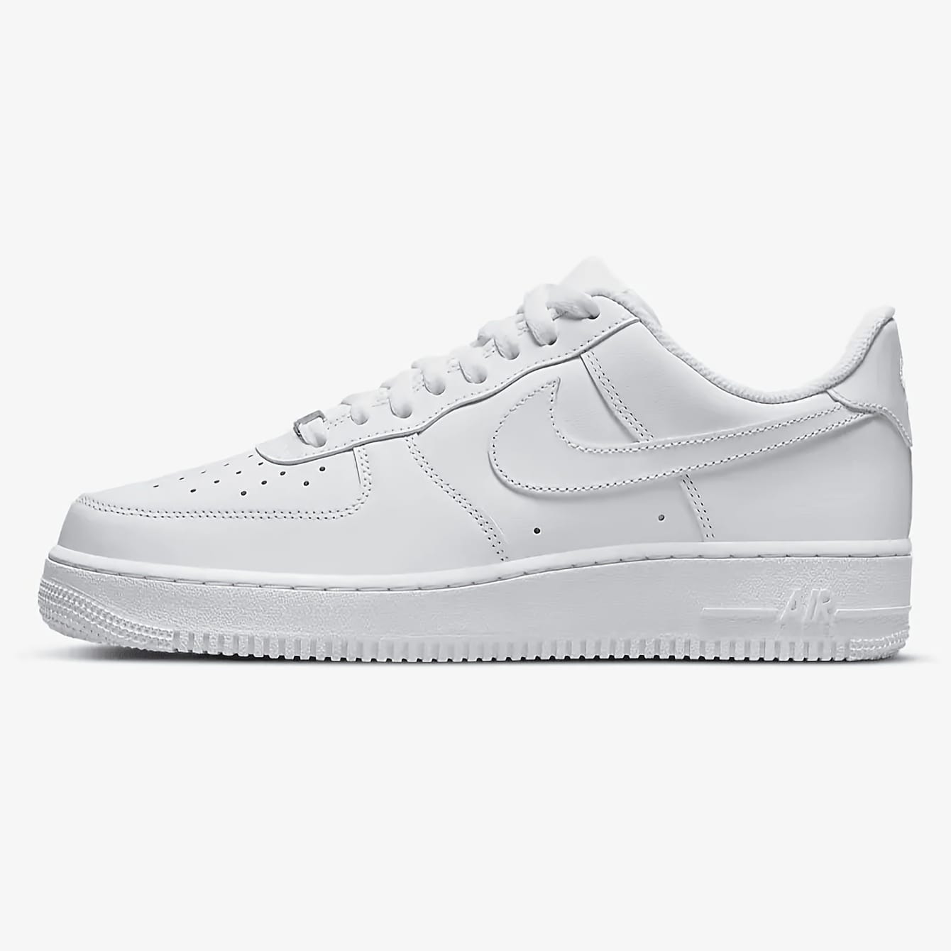 Nike Air Force 1 07 Men'S Classic Retro Style Low-Top Sneakers - Durable Faux Upper, Breathable Fabric Lining & Cushioned Rubber Sole, Pure White Unisex Design for Casual, Sports, All-Season Wear, Air Force 1 Shoes, Everyday Comfort Footwear, Round Toe Design, Fabric Lined Interior