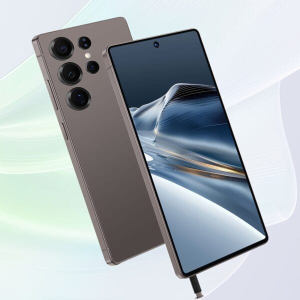 2025 New Unlocked Smartphone with 12GB RAM +512GB ROM, Android 14, 7.3" HD+ Display, Dual SIM, Cellphone with Stylus Pen, 32MP+64MP cameras, Face unlocked, Suitable for Holiday Gifts