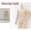 product-fancy-d30bbbb5-8cf1-488a-b46e-1943583e0954 1pc Human Body Model Doll Accessory - Muscular Man. He Has a Clear And Full Chest Muscle Outline, Showcasing The Beauty of Male Strength. The Plain Body Is 31Cm Tall And Available in Three Colors. It Can Be Used As a Figure, Doll, Or Decorative Item; a Birthday Gift Or Present, Doll Shoes