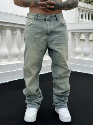 Vintage Washed Denim Youth Street Loose Casual Jeans