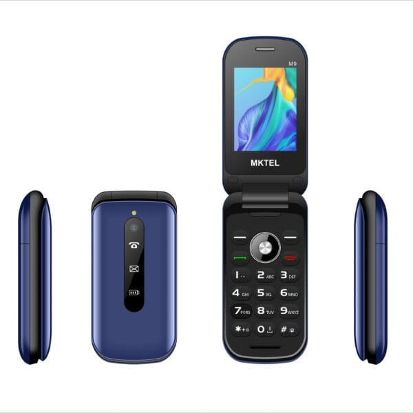product-fancy-d5fe7510-fb89-430e-b859-9abd21a8e050 MKTEL M9 Feature Phone with 1.77" LCD Display, 800mAh Long-Lasting Battery, Dual SIM, FM Radio, Flashlight, Camera - Compact Everyday Essentials Mobile Phone for Calls, Text, Multimedia - Compatible with USB Cable, Texting Device, Simple Interface, Sturdy Design, Casual Users