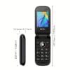 product-fancy-d7a0439f-6ff2-483c-bbb9-e9420722a8a3 MKTEL M9 Feature Phone with 1.77" LCD Display, 800mAh Long-Lasting Battery, Dual SIM, FM Radio, Flashlight, Camera - Compact Everyday Essentials Mobile Phone for Calls, Text, Multimedia - Compatible with USB Cable, Texting Device, Simple Interface, Sturdy Design, Casual Users