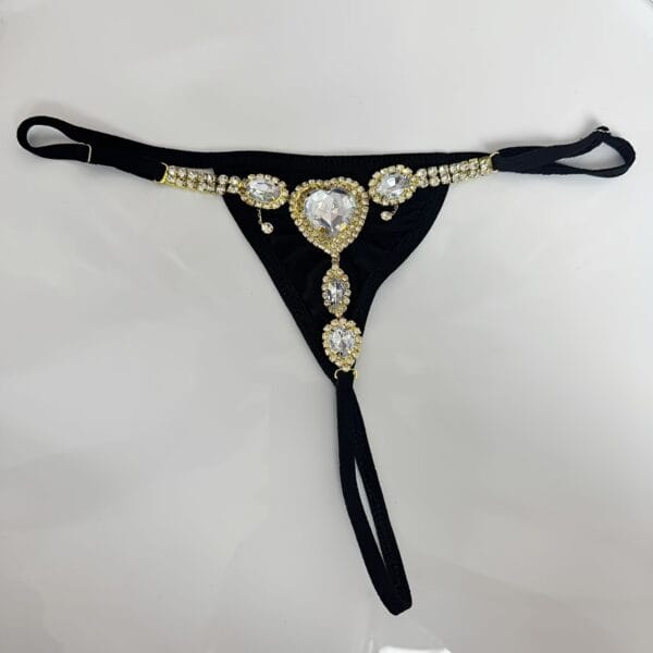 product-fancy-d8cb5773-0d68-44bf-90f5-2a489585b7ab 2025 New Red Heart Rhinestone Fringe Stretchy Panties Adjustable Bikini Body Chain for Women