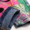 product-fancy-d94bbd91-9901-4b23-9377-456e08a02ed3 Men'S Streetwear Graphic Print Jeans - Stretch Denim with Colorful Graffiti Design, Ripped Knee & Crotch, Straight Leg Fit, All-Season Casual Pants, Streetwear Fashion | Graffiti Print Jeans | Stretch Denim Fabric