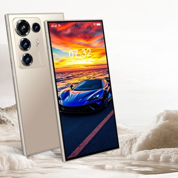 2025 New 5G Smartphone, 7.3-inch HD Screen, Android 13, 8GB+256 Storage Dual SIM Card Slot with GPS Supported Stylus Pen Included, Foldable Phone