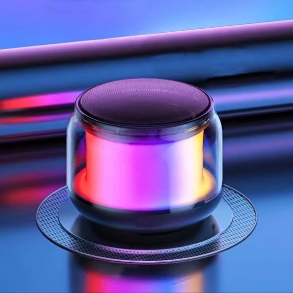 SHOWSONG Portable Wireless Speaker - 5W High-Power TWS Outdoor Stereo with RGB Lighting, Dual Pairing, Long-Lasting Rechargeable Polymer Battery, 6 Hours Playtime, USB-C Charging, Bass Boost, for Smartphones/Tablets/TVs, Perfect for Home, Car, and Camping, Car Audio System | Portable Speaker | Wireless Speaker