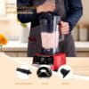2.5L Large Capacity Dual-Use Blender with Food-Grade ABS Mixing Cup - Powerful Household and Commercial Juicer, Smoothie Maker, and Grinder, No Battery Needed, 120V, US Plug, Commercial Kitchen Equipment | Modern Kitchen Appliance | Durable Plastic Base, Blender