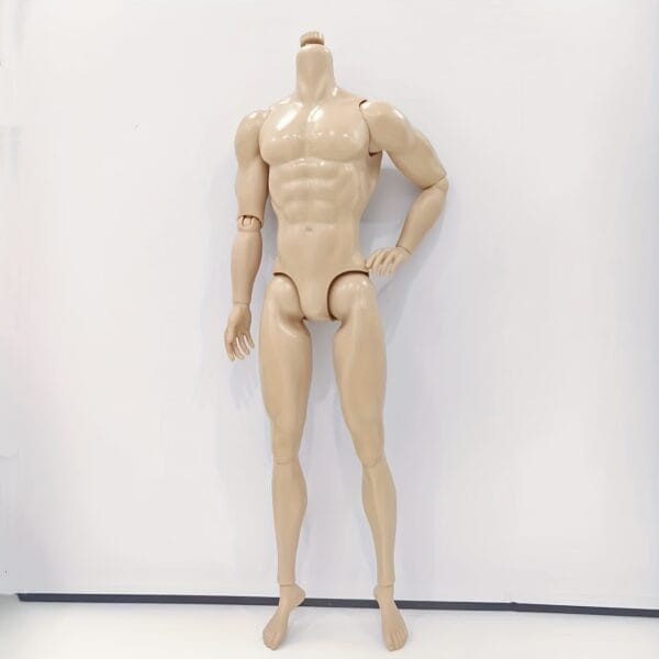 product-fancy-e528a1f7-90a0-47bb-9c45-c02807ca272d 1pc Human Body Model Doll Accessory - Muscular Man. He Has a Clear And Full Chest Muscle Outline, Showcasing The Beauty of Male Strength. The Plain Body Is 31Cm Tall And Available in Three Colors. It Can Be Used As a Figure, Doll, Or Decorative Item; a Birthday Gift Or Present, Doll Shoes