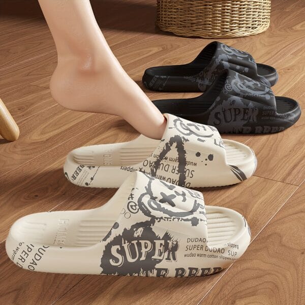 MAOLI Men'S Slip-On EVA Sandals | Casual Home & Outdoor Footwear | All-Season Comfort | Non-Slip Sole | Round Toe Design | Solid Color | Thick Sole for Indoor & Outdoor Use | Durable & Breathable | Ideal for Hiking and Daily Wear, Everyday Slippers | Casual Sandals | Breathable EVA Material, House Slipper