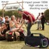 ZEALOT S79 Wireless Speakers, Outdoor Portable Subwoofer Speaker, IPX 5, Wireless Speaker, Dual Pairing, Long Battery Life, 36Hours Playtime Loud Stereo, Booming Bass. Charging Cable, Connect with Mobile Phone/Tablet/TV. for Home, Car, Outdoor, Camping, PartyBox.
