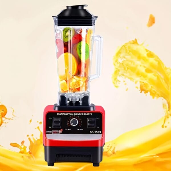 Multi-Functional 12-Speed Manual Juicer Blender with Ice Crusher - Perfect for Home, RV, and Outdoor Use - Ideal for Smoothies, Shakes, and Meal Prep - ABS Material, 110-130V Power Supply, Blender for Kitchen