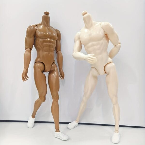 product-fancy-f241d443-1701-4646-8ebd-976f997828af 1pc Human Body Model Doll Accessory - Muscular Man. He Has a Clear And Full Chest Muscle Outline, Showcasing The Beauty of Male Strength. The Plain Body Is 31Cm Tall And Available in Three Colors. It Can Be Used As a Figure, Doll, Or Decorative Item; a Birthday Gift Or Present, Doll Shoes