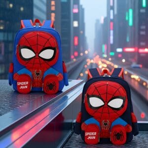 product-fancy-f2f2caf5-984c-4e33-9d76-a0e9c716223f Marvel Superhero Spider-Man animated character backpack adjustable shoulder straps, can be hand-held suitable for daily commuting, vacation, and outings, making it an ideal gift choice for others, a backpack that can be worn for 11 different holidays
